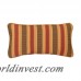 Mozaic Company Corded Autumn Stripes Outdoor Sunbrella Lumbar Pillow VQM1826